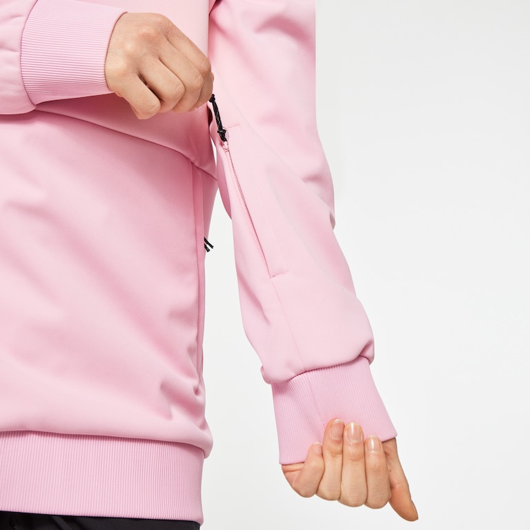 W Park Rc Softshell Hoodie - Pink Flower