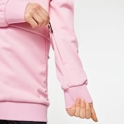 W Park Rc Softshell Hoodie - Pink Flower