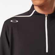 Skull Synchronism Ls Mock Shirt - Blackout