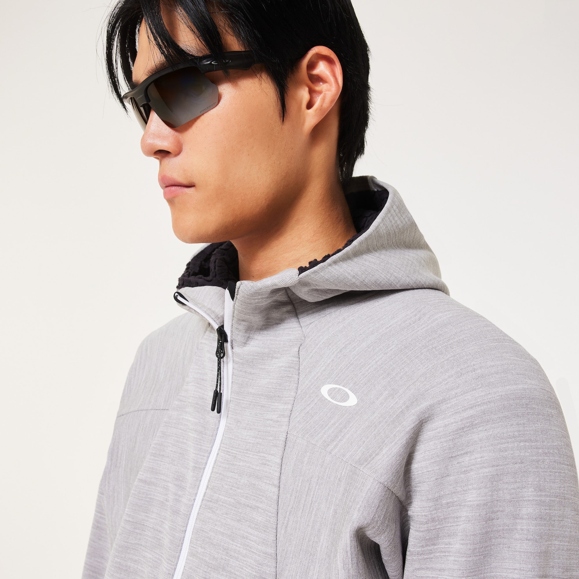 オークリー Enhance Grid Fleece Jacket 15.7 New Athletic Grey