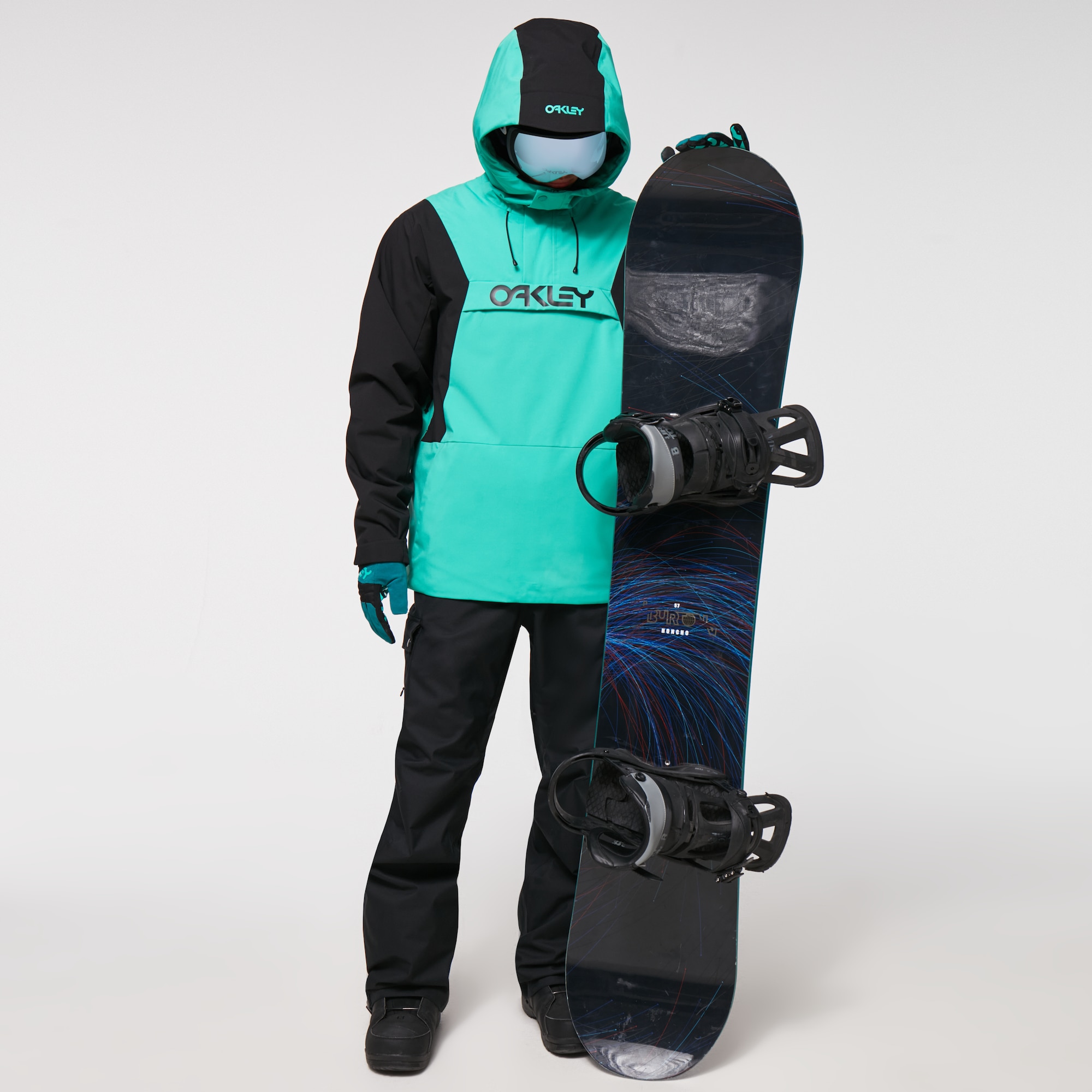 Oakley TNP Insulated Anorak in Blackout/Light Emerald | Oakley® US