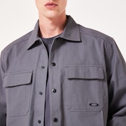 Canvas Snap Jacket - Uniform Gray