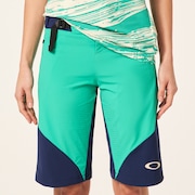 W. Seeker Airline Short - Green/Blue