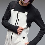 Timberline Shell Bib ​ - Pitch Black/White