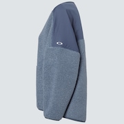 Radiant Fluffy Boa Jacket 4.0 - Dark Aqua