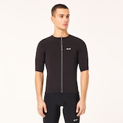 Gridskin Pinstripe SS Jersey - Blackout