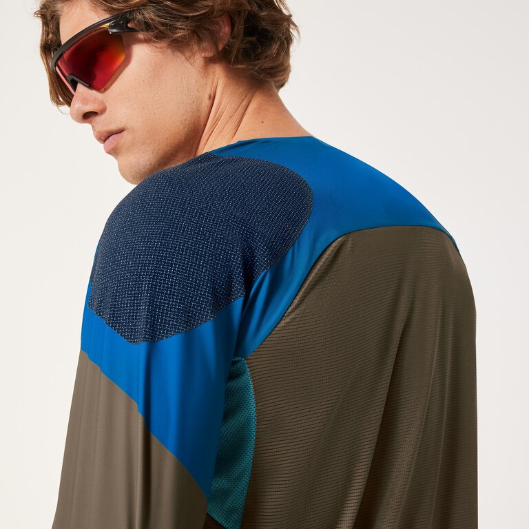 Seeker Edge LS Jersey - Army Green/New Balsam