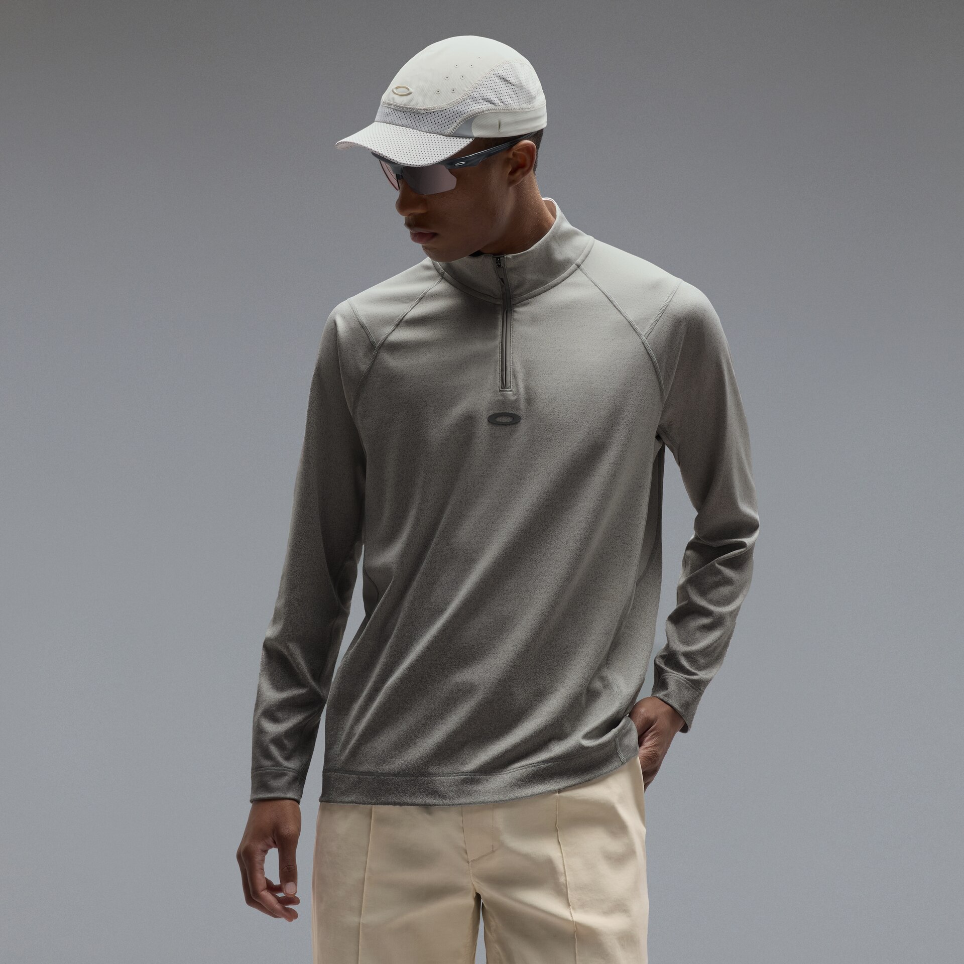 Oakley C1 Jacquard QTR Zip in Gradient Mist/Cement | Oakley® US