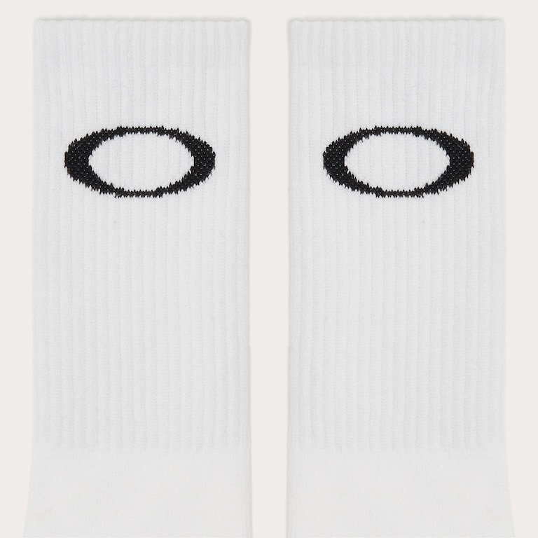 Ellipse Crew Sock - White