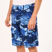 B1B Cargo Hybrid Short - Tiger Mountain Camo Blue