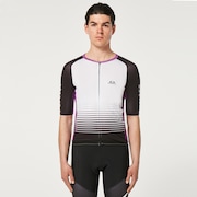 Sublimated Icon Jersey 2.0 - White/Purple Stripes