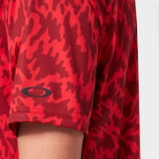 Oakley Freestyle Print Rc Polo - Red Line
