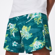 Tropical Bloom 18 Boardshort - Bayberry Hawai