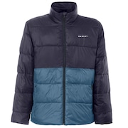 Puffer Block Color Utility Jacket - Blackout