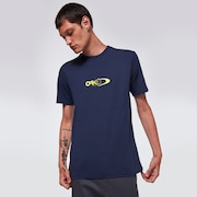 Logo Collision Tee - Black Iris