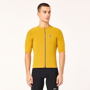 Gridskin Pinstripe SS Jersey - Amber Yellow