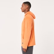 Dawny 1/4 Zip Hoodie - Soft Orange