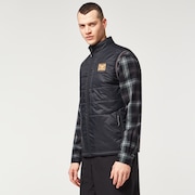 Tc Skull Puffy Vest - Blackout