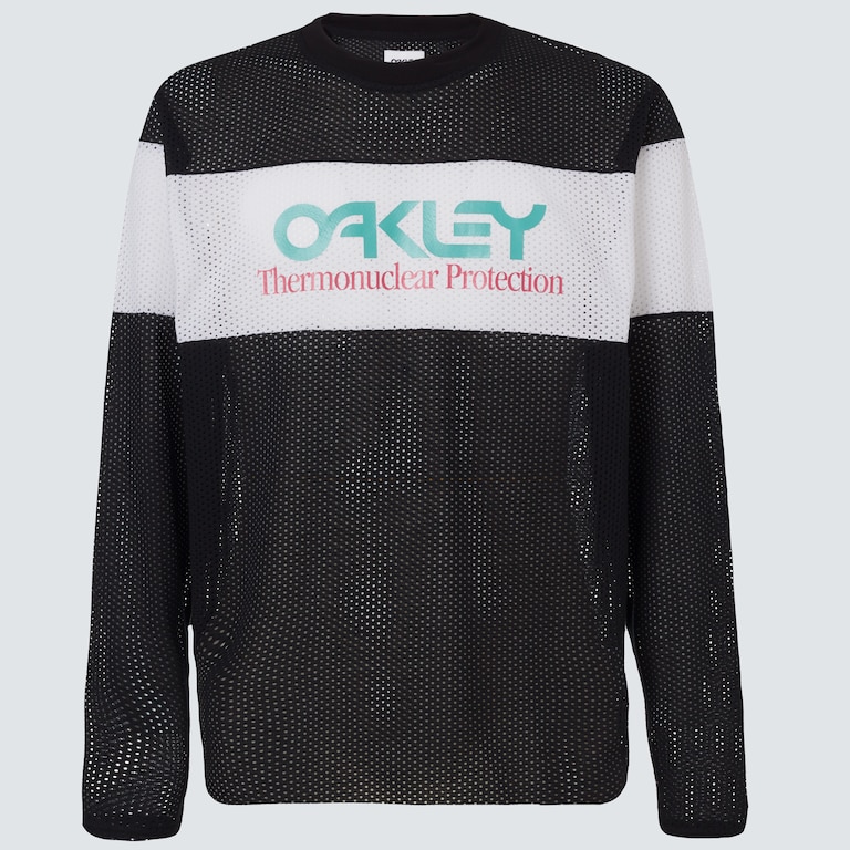 TNP Fiery Stripe LS Tee - Blackout