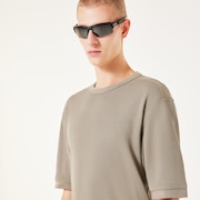 All Day Waffle SS Tee - Boulder Green