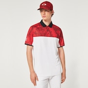 Oakley Mtndye Clrblk Polo - Iron Red