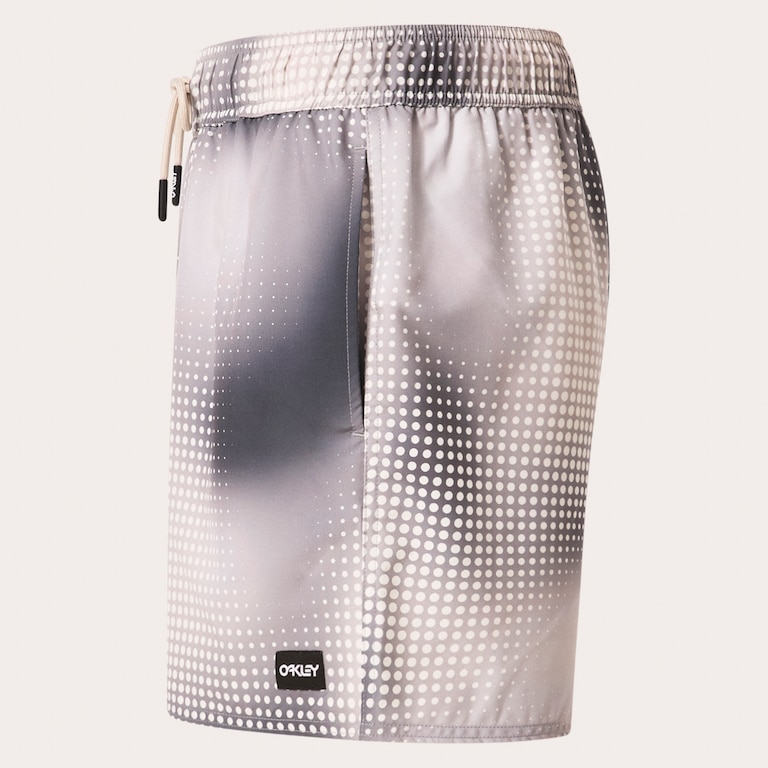 Sand Pixel Rc 16" Beachshort - Organic Spots Gray