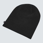 Fine Knit Beanie - Blackout