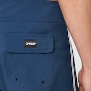 Solid Crest 19 Boardshort - Poseidon