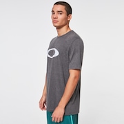 Laser Stripe Ellipse Tee - New Athletic Gray