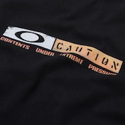 Camiseta Oakley x PIET Caution Ripped - Jet Black