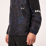 Oakley Enhance Wind Warm Graphic Jacket 13.7 in Black Print