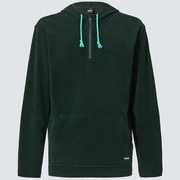 Dawny 1/4 Zip Hoodie - Hunter Green