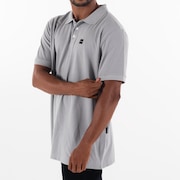Camisa Polo Oakley Patch 2.0 Polo - Stone Gray