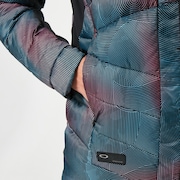 Skull Exalt Down Jacket - Black Print