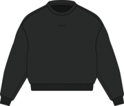 B1B Repeated Crewneck Sweatshirt - Blackout