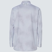 Skull Delusional Ls Mock - White Print