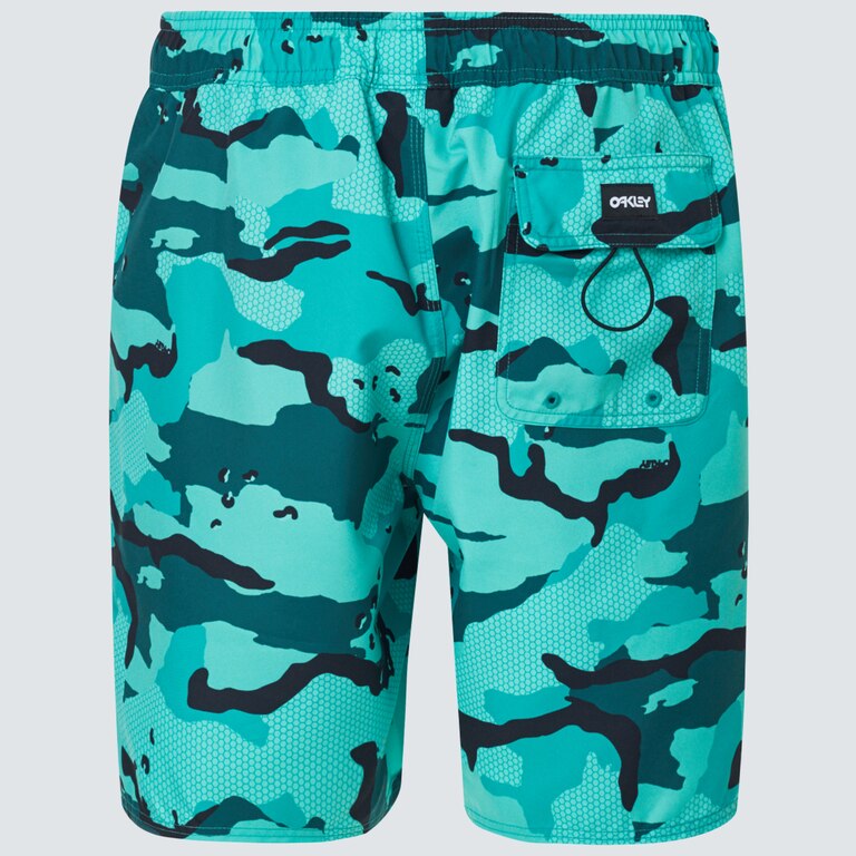 Camo 18 Beach Short - B1B Camo Green