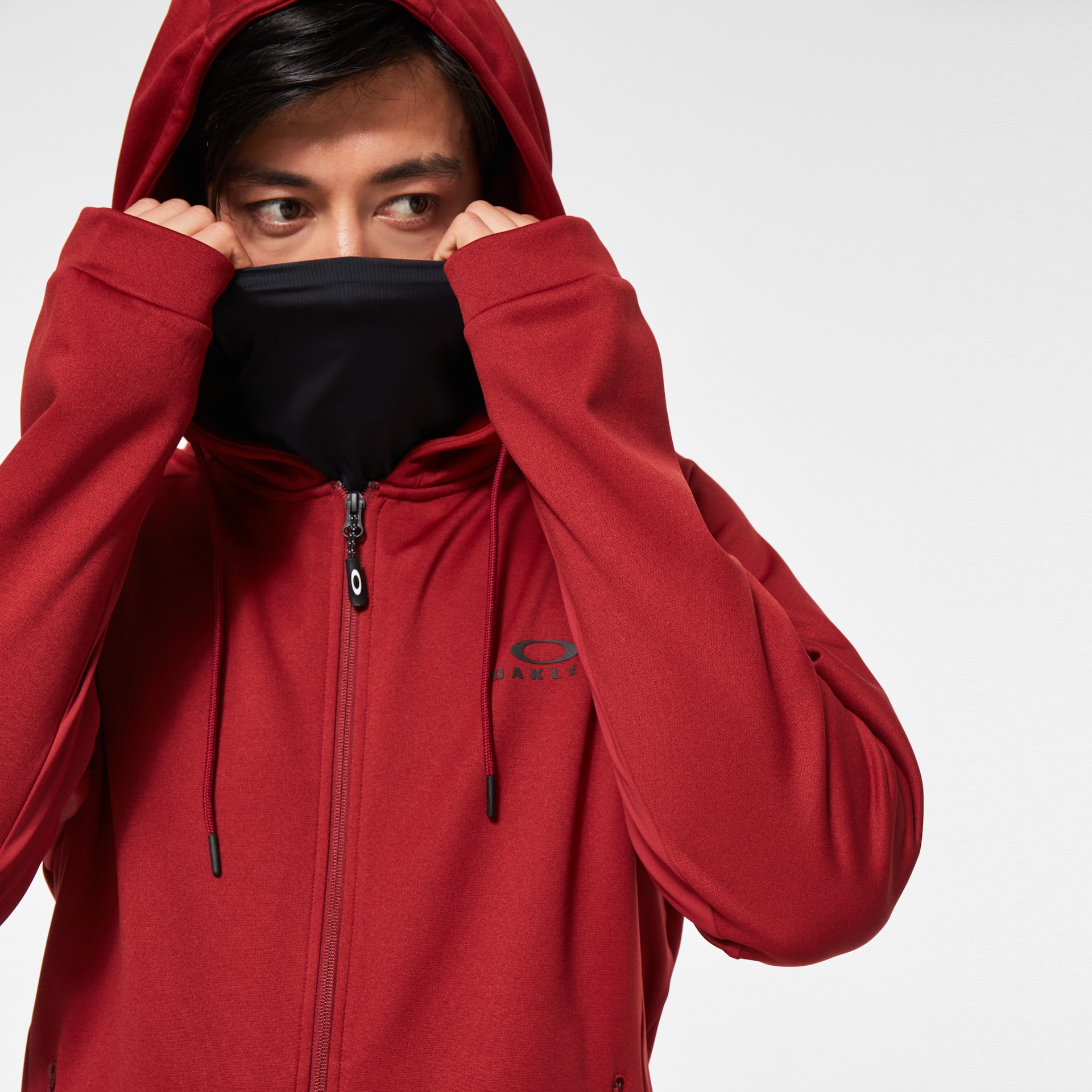 OAKLEY✦パーカー Oakley The Mask Fz Hoodie in Iron Red | Oakley® US