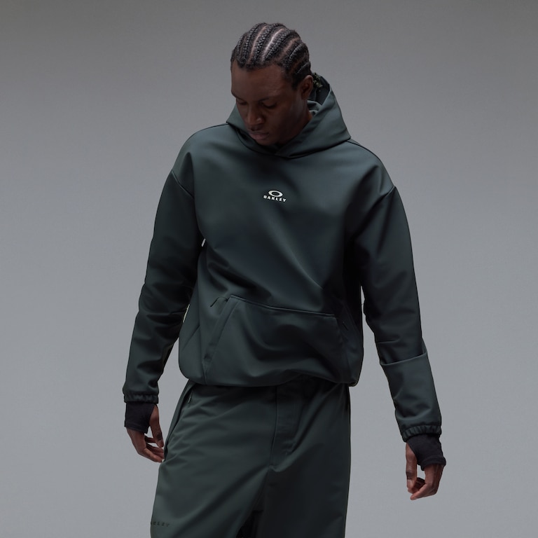 Wintertide Scratched Hoodie - Graphite