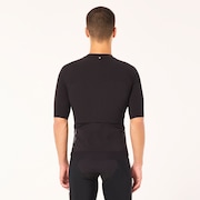 Gridskin Pinstripe SS Jersey - Blackout