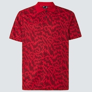 Oakley Freestyle Print Rc Polo - Red Line