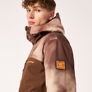 Tc Skull Reduct Shell Jacket - Carafe/Brown Clouds Print