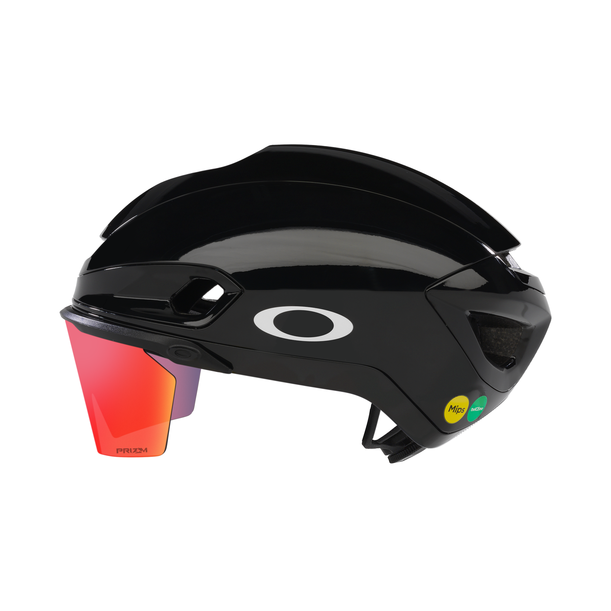 Oakley Aro7 Road I.C.E. in Black Gloss ICE Ref/Prizm Red | Oakley® US