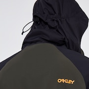 TNP Lined Shell Anorak - Black/Green