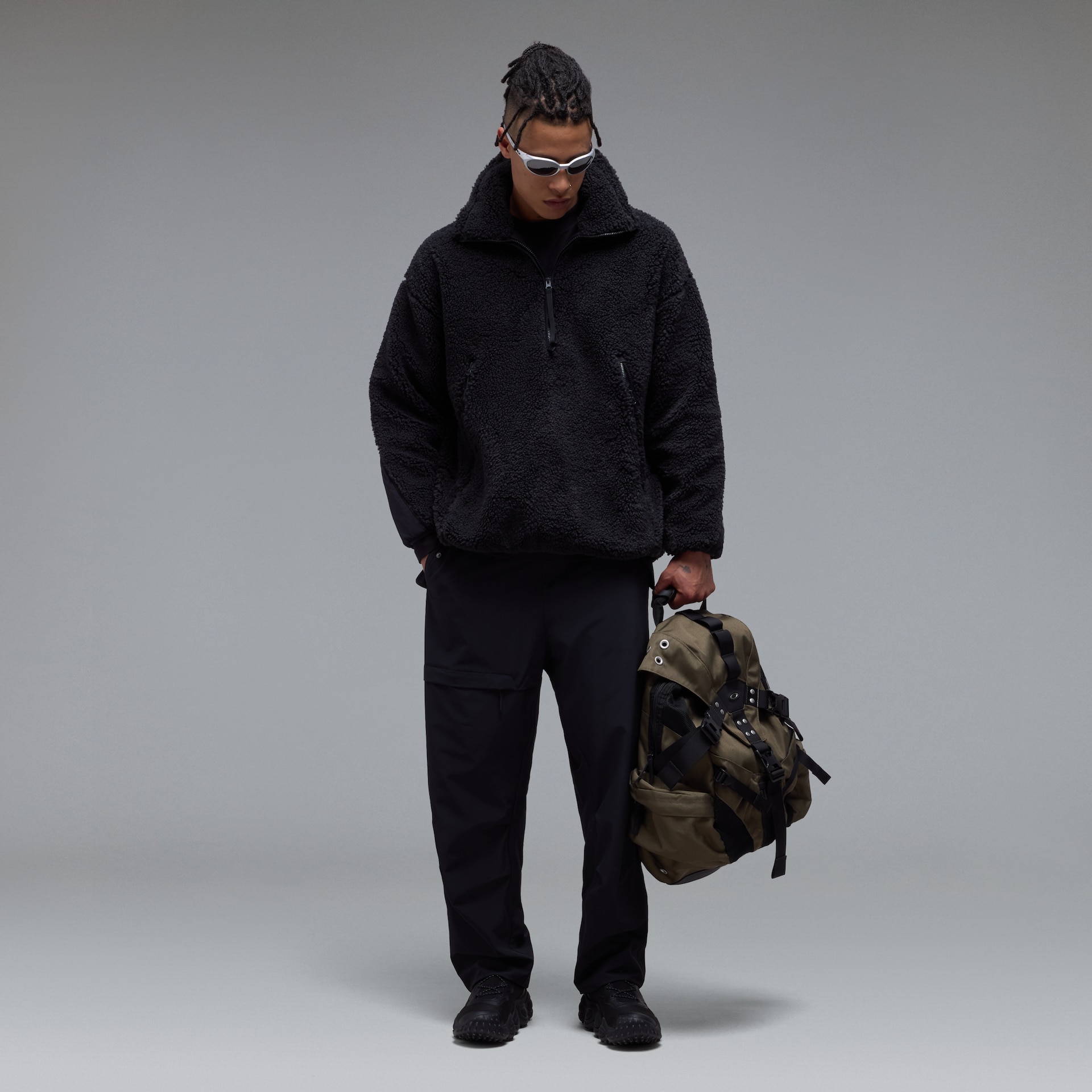 Oakley Men's Snowdrift Qtr Zip Sherpa Size: