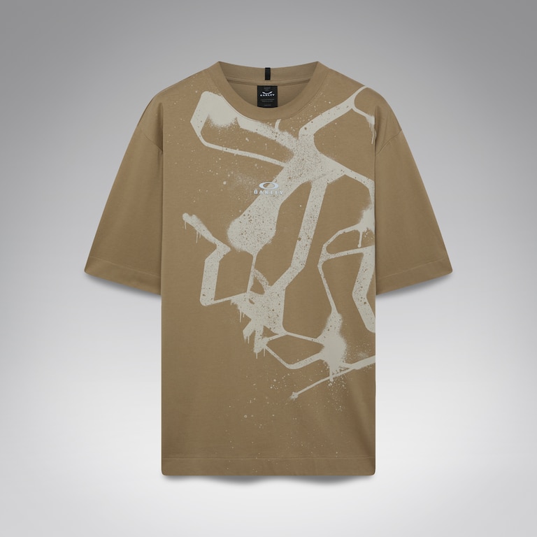 Graffiti Camo Tee - Pebble