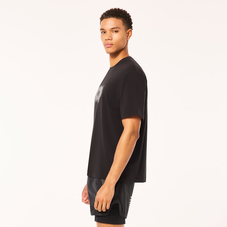 M Poly Satisfy Graphic SS Tee - Blackout