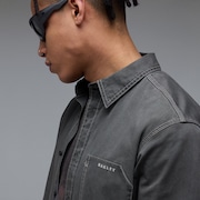 Oak Solid Ls Shirt - Pitch Black