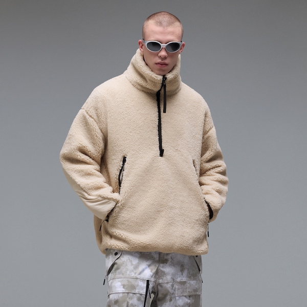 Snowdrift Qtr Zip Sherpa