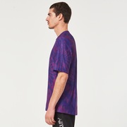 Ride Free Ss Jersey - Purple Mountain Td Print